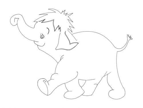 طرح فیل بابی - elephant boby - برای دستگاه CNC چوب و لیزر (سی ان سی)