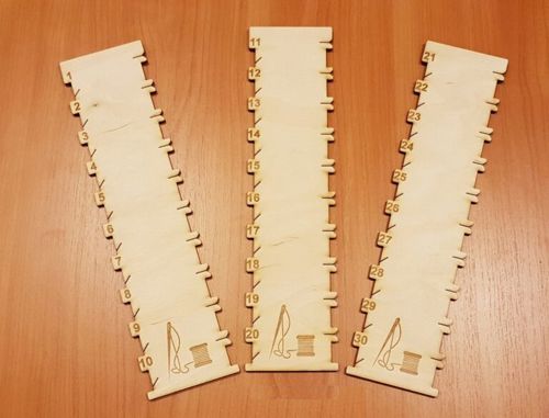 طرح گلدوزی نخ سازماندهنده - embroidery floss organizer ve - برای دستگاه CNC چوب و لیزر (سی ان سی)
