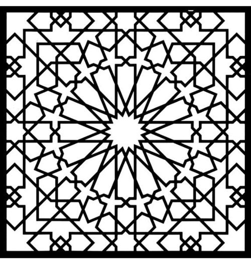 طرح وکتور آماده برش قاب پنجره برای دستگاه CNC چوب و لیزر ( سی ان سی )