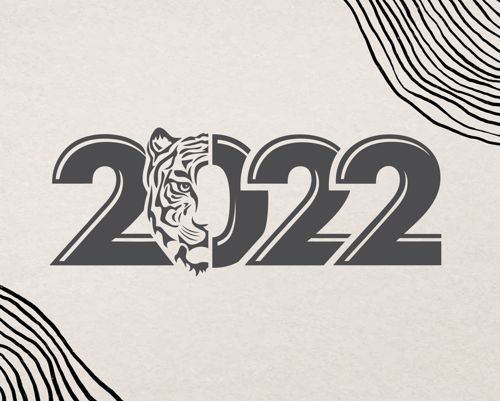 طرح حکاکی سال ببر برای برش لیزری - engrave year of the tiger 2022 for laser cut ve - برای دستگاه CNC چوب و لیزر (سی ان سی)