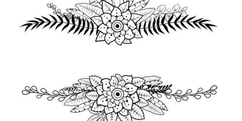 طرح حکاکی گل طرح گل برای برش لیزر - engraving floral flower design for laser cut ve - برای دستگاه CNC چوب و لیزر (سی ان سی)