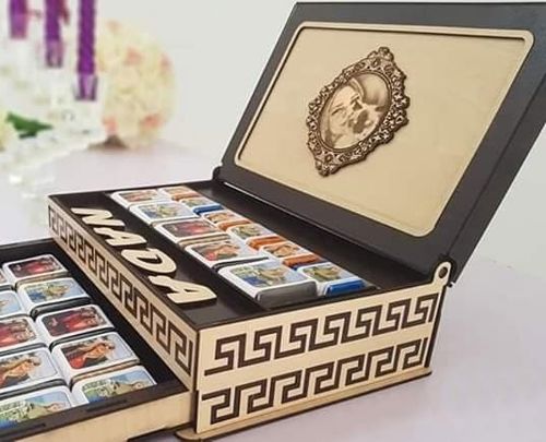طرح جعبه کشویی فانتزی برای برش لیزری پول - fancy drawer box for laser cutting ve - برای دستگاه CNC چوب و لیزر (سی ان سی)