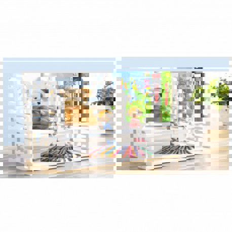 طرح اسباب‌بازی چوبی فانتزی و قفسه کتاب - fancy wooden toy and book shelf - برای دستگاه CNC چوب و لیزر (سی ان سی)