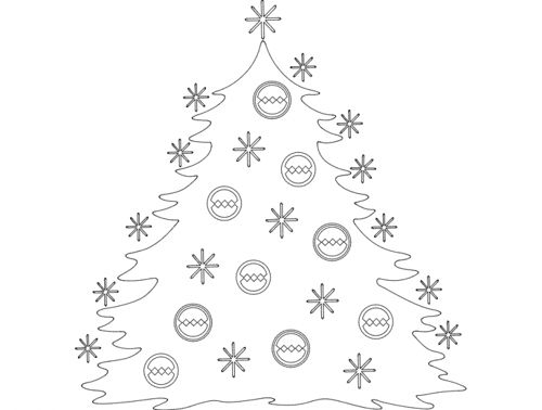 طرح تزیین چیزهای جشن درخت کریسمس لیزر - festive stuff christmas tree laser cut - برای دستگاه CNC چوب و لیزر (سی ان سی)