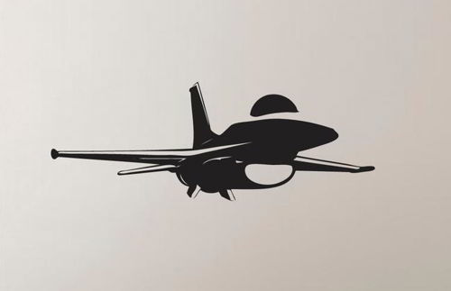 طرح دیوار هواپیمای جنگنده دکوراسیون - fighter aircraft wall decor ve - برای دستگاه CNC چوب و لیزر (سی ان سی)