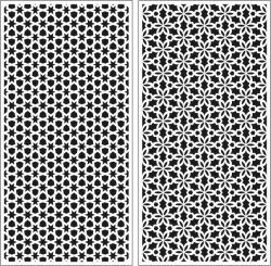 طرح جداکننده‌های گل و ستاره‌ها درز برای برش لیزر cnc - floral dividers and stars seamless for laser cut cnc ve - برای دستگاه CNC چوب و لیزر (سی ان سی)