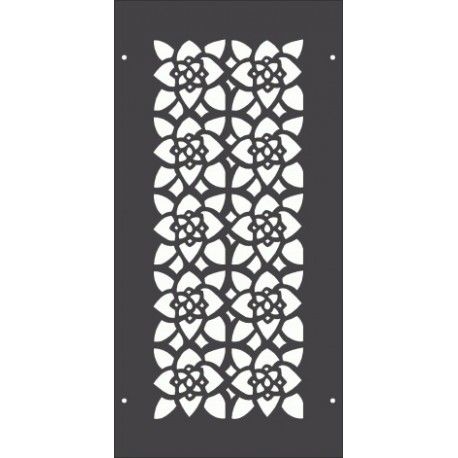 طرح الگوی گلدار جداکننده - floral pattern separator - برای دستگاه CNC چوب و لیزر (سی ان سی)