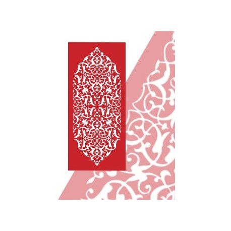 طرح گل صفحه - floral screen 123 - برای دستگاه CNC چوب و لیزر (سی ان سی)