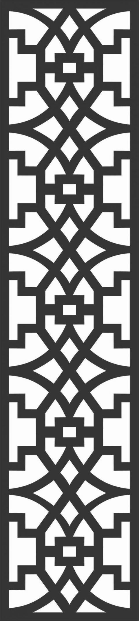 طرح الگوهای گل صفحه طراحی - floral screen patterns design 1 - برای دستگاه CNC چوب و لیزر (سی ان سی)