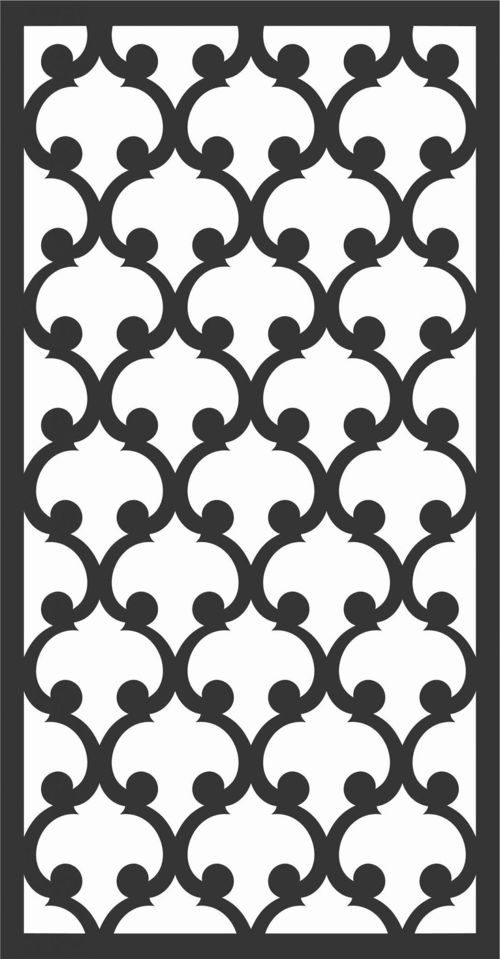 طرح الگوهای گل صفحه طراحی - floral screen patterns design 13 - برای دستگاه CNC چوب و لیزر (سی ان سی)