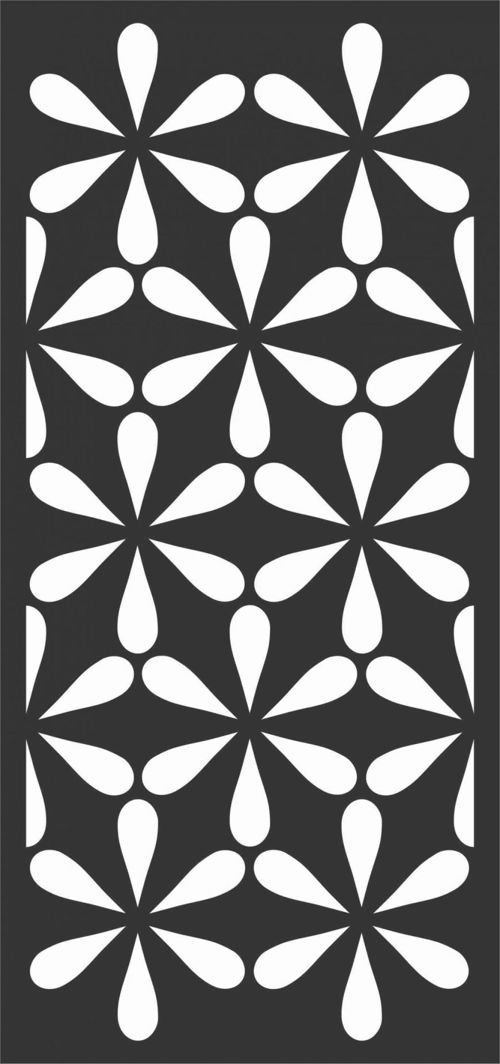 طرح الگوهای گل صفحه طراحی - floral screen patterns design 36 - برای دستگاه CNC چوب و لیزر (سی ان سی)