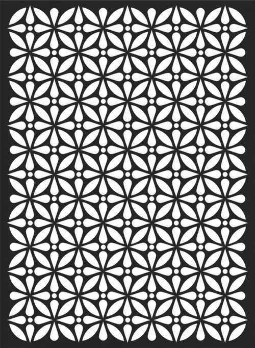 طرح الگوهای گل صفحه طراحی - floral screen patterns design 62 - برای دستگاه CNC چوب و لیزر (سی ان سی)