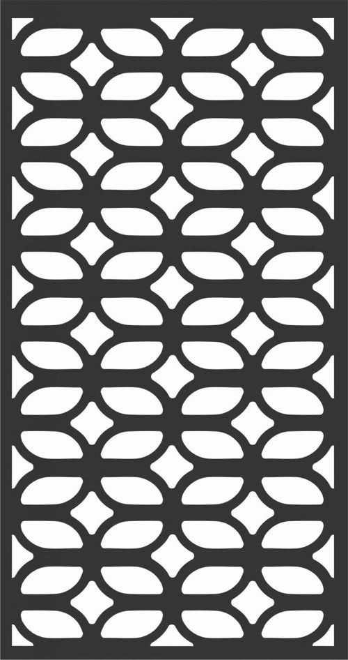 طرح الگوهای گل صفحه طراحی - floral screen patterns design 82 - برای دستگاه CNC چوب و لیزر (سی ان سی)