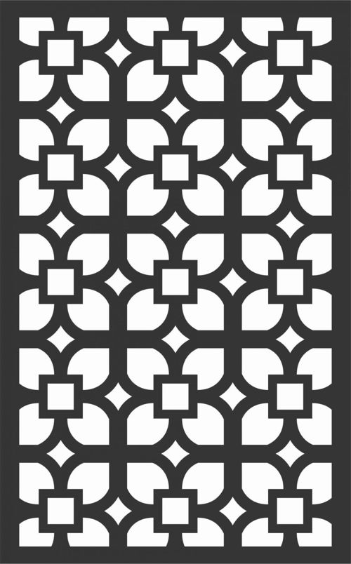 طرح الگوهای گل صفحه طراحی - floral screen patterns design 83 - برای دستگاه CNC چوب و لیزر (سی ان سی)