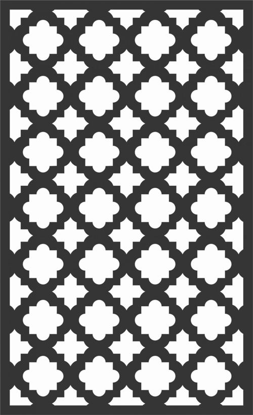 طرح الگوهای صفحه گلدار طراحی - floral screen patterns design 87 - برای دستگاه CNC چوب و لیزر (سی ان سی)