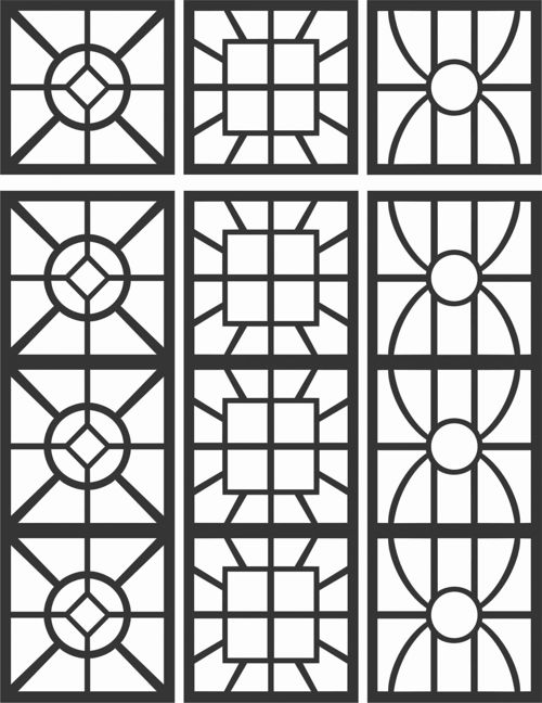 طرح الگوهای گل صفحه طراحی - floral screen patterns design 95 - برای دستگاه CNC چوب و لیزر (سی ان سی)
