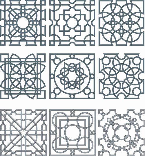 طرح الگوهای صفحه گلدار طراحی - floral screen patterns design 130 - برای دستگاه CNC چوب و لیزر (سی ان سی)