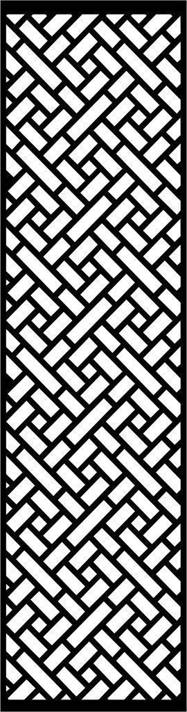 طرح الگوهای صفحه گلدار طراحی - floral screen patterns design 152 - برای دستگاه CNC چوب و لیزر (سی ان سی)