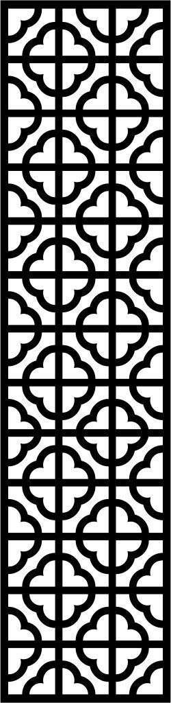 طرح الگوهای گل صفحه طراحی - floral screen patterns design 154 - برای دستگاه CNC چوب و لیزر (سی ان سی)
