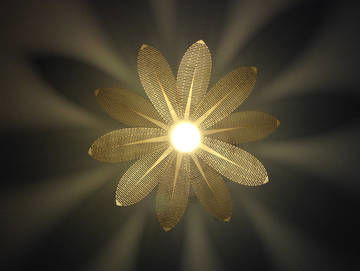 طرح قالب لامپ لیزری گل - flower laser lamp template ve - برای دستگاه CNC چوب و لیزر (سی ان سی)
