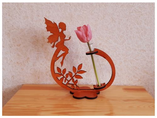 طرح پایه گل برای برش لیزری - flower stand for laser cutting ve - برای دستگاه CNC چوب و لیزر (سی ان سی)