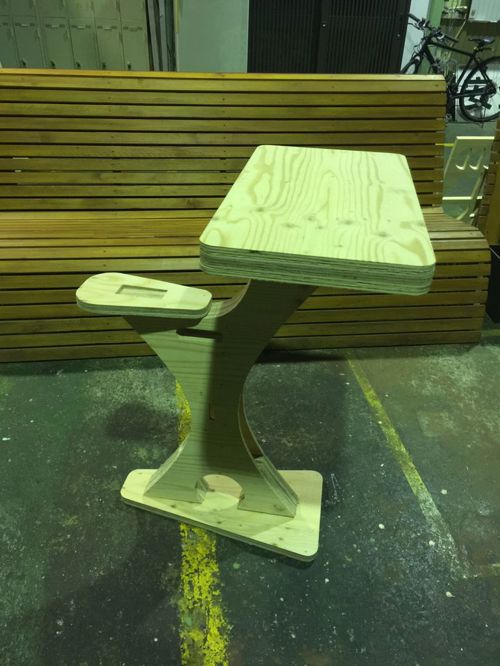 طرح میز صندلی تاشو میز - folding chair table - برای دستگاه CNC چوب و لیزر (سی ان سی)
