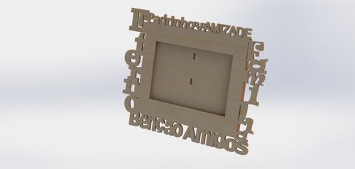 طرح قاب لیزری - frame laser cut - برای دستگاه CNC چوب و لیزر (سی ان سی)