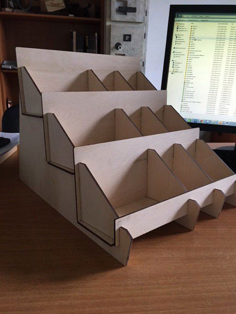 طرح پایه سالاد میوه قفسه نگهداری برای برش لیزری - fruit salad stand storage rack for laser cut ve - برای دستگاه CNC چوب و لیزر (سی ان سی)