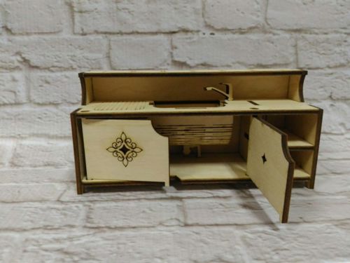 طرح مبلمان برای خانه عروسکی طرح برای برش لیزری - furniture for dollhouse layout for laser cutting - برای دستگاه CNC چوب و لیزر (سی ان سی)