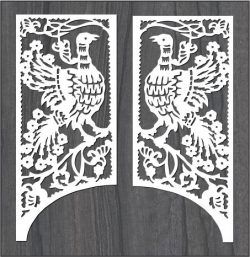 طرح الگوی خروس گانگستری برای برش لیزر cnc - gangster rooster pattern for laser cut cnc ve - برای دستگاه CNC چوب و لیزر (سی ان سی)