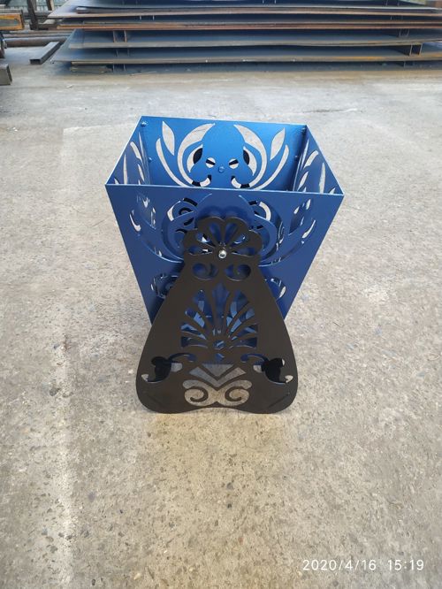 طرح برش لیزری پلاسما سبد زباله مخزن - garbage basket waste container laser cut plasma cut plans - برای دستگاه CNC چوب و لیزر (سی ان سی)