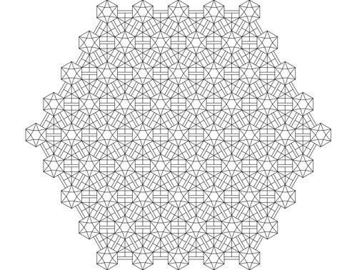 طرح طراحی جغرافیایی - geo design 1 - برای دستگاه CNC چوب و لیزر (سی ان سی)