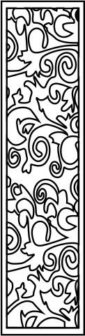 طرح هندسی جالی الگوی صفحه - geometric jali pattern screen ve - برای دستگاه CNC چوب و لیزر (سی ان سی)