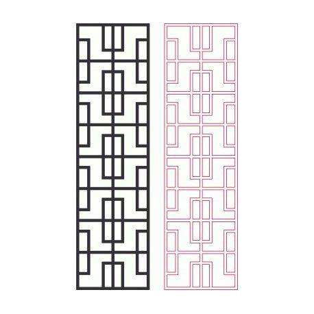 طرح‌های الگوی هندسی دوبعدی - geometric pattern designs 2d - برای دستگاه CNC چوب و لیزر (سی ان سی)