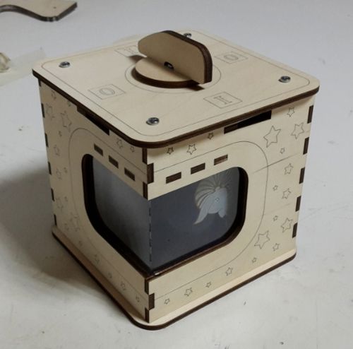 طرح جعبه هدیه برای یک لیوان استاندارد مخصوص برش لیزری هزینه - gift box for a standard mug for laser cutting ve - برای دستگاه CNC چوب و لیزر (سی ان سی)