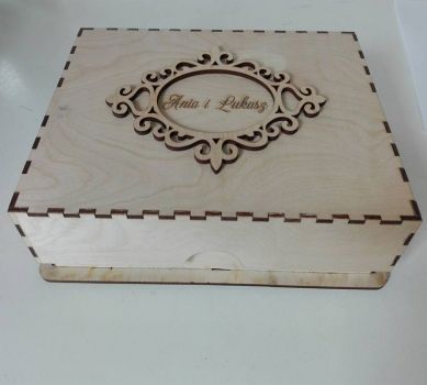 طرح جعبه هدیه جدید میلی متر - gift box new 3mm ve - برای دستگاه CNC چوب و لیزر (سی ان سی)