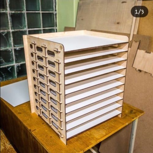 طرح قفسه خشک کن نان زنجبیلی برای برش لیزری - gingerbread drying rack for laser cut ve - برای دستگاه CNC چوب و لیزر (سی ان سی)