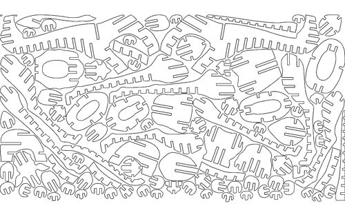 طرح زرافه سه بعدی پازل - giraffe 3d puzzle - برای دستگاه CNC چوب و لیزر (سی ان سی)