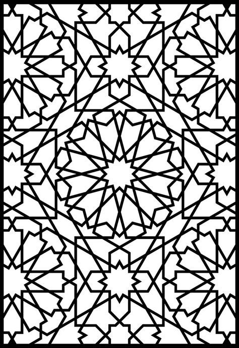 طرح گرانادا الگوی هندسی - granada geometric pattern - برای دستگاه CNC چوب و لیزر (سی ان سی)