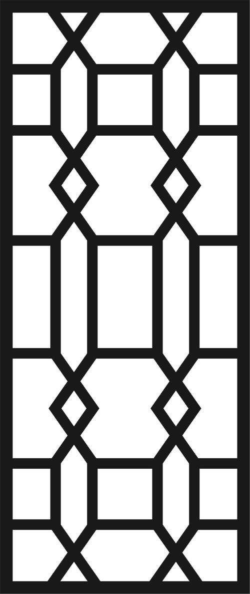 طرح گریل طراحی الگوی تزئین صفحه برای برش لیزری - grill design pattern decoration screen for laser cut ve - برای دستگاه CNC چوب و لیزر (سی ان سی)