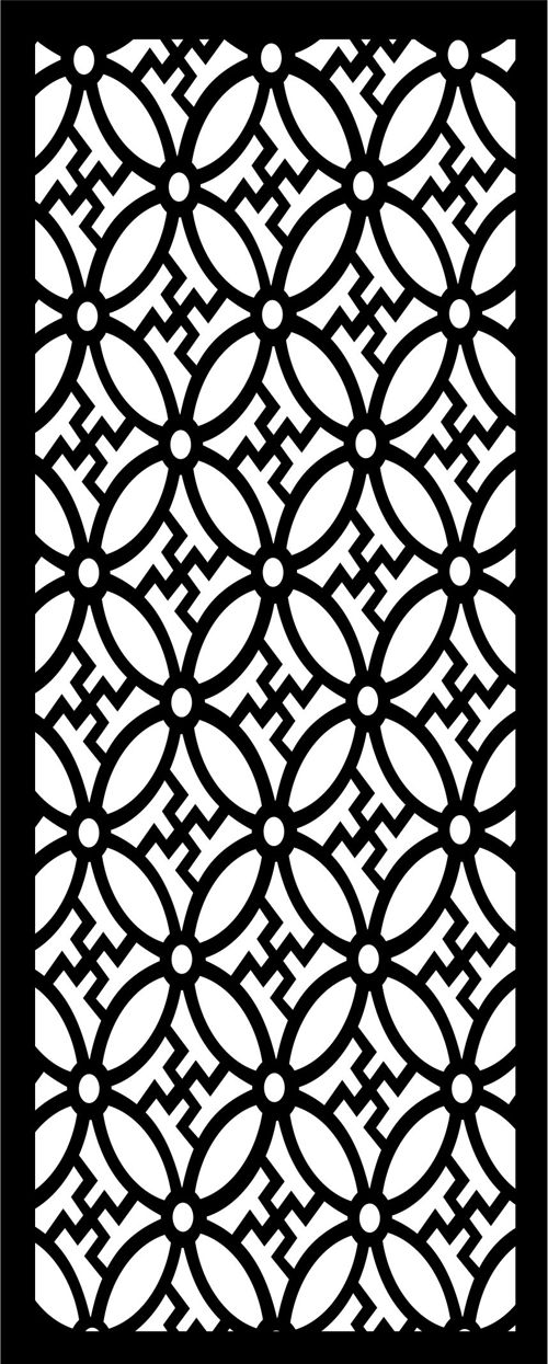 طرح گریل طراحی الگوی تزئین صفحه درز برای برش لیزری - grill design pattern decoration screen seamless for laser cut ve - برای دستگاه CNC چوب و لیزر (سی ان سی)