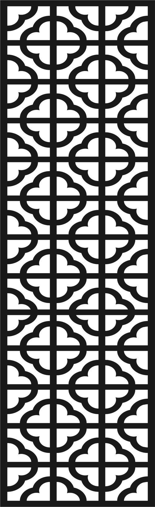 طرح طراحی گریل الگوی صفحه طراحی دکوراسیون برای برش لیزری - grill design pattern screen design decoration for laser cut ve - برای دستگاه CNC چوب و لیزر (سی ان سی)