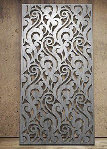 طرح گریل جداکننده دیوار گریل - grille design wall separator - برای دستگاه CNC چوب و لیزر (سی ان سی)