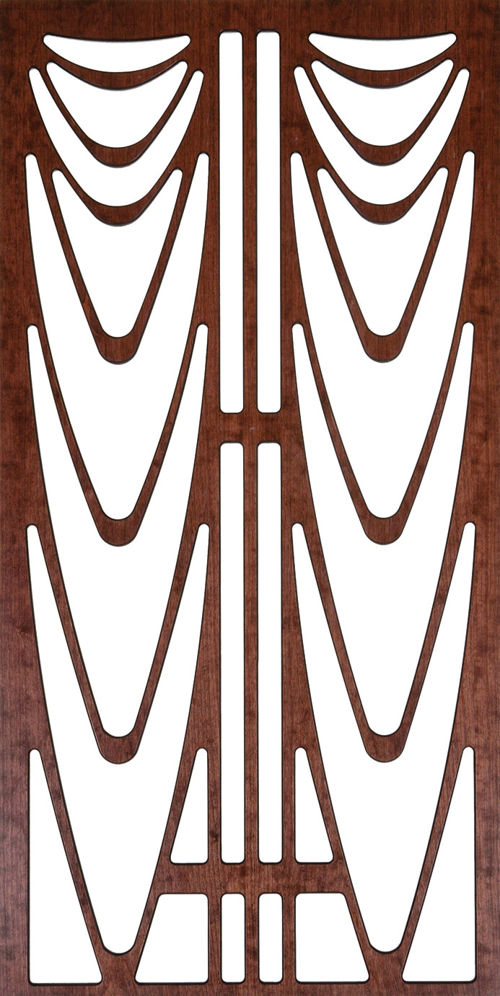 طرح الگوی جلوبندی 300 v 4 3 - grille pattern 300 v14 3 - برای دستگاه CNC چوب و لیزر (سی ان سی)