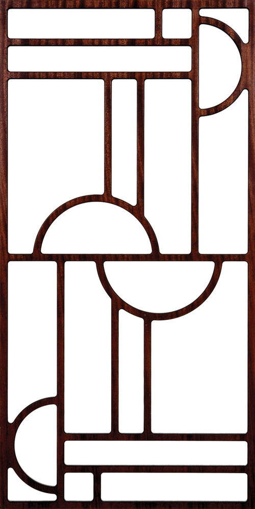 طرح الگوی جلوبندی 300 v93 - grille pattern 300 v93 - برای دستگاه CNC چوب و لیزر (سی ان سی)