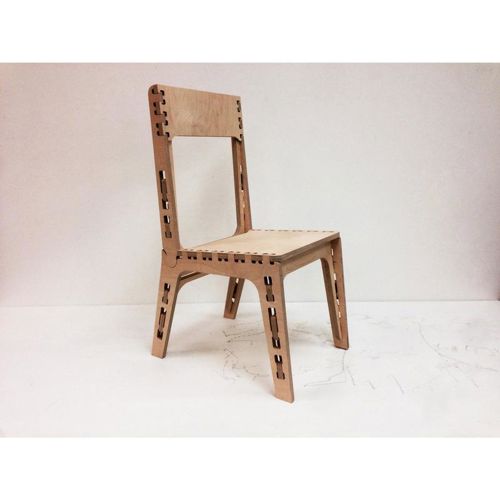 طرح صندلی کارشناسی گوستاف برای برش لیزری - gustaf chair master for laser cut - برای دستگاه CNC چوب و لیزر (سی ان سی)