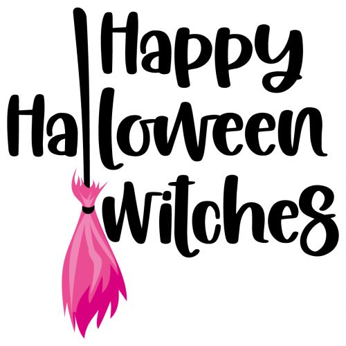 طرح هالووین مبارک جادوگران - happy halloween witches - برای دستگاه CNC چوب و لیزر (سی ان سی)