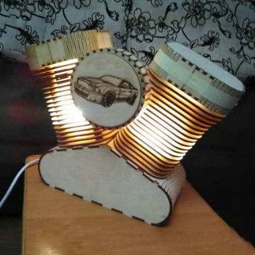 طرح harley-davidson-3d-wooden-puzzle-lamp-laser-cut-night-light-table-lamp-ve