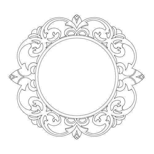 طرح وکتور آماده برش طرح حسن 1D برای دستگاه CNC چوب و لیزر ( سی ان سی )
