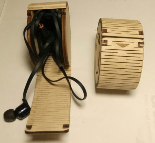 طرح جعبه هدست cnc برش لیزری - headset box cnc laser cutting - برای دستگاه CNC چوب و لیزر (سی ان سی)